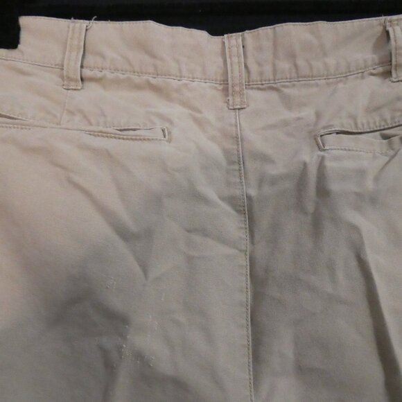 Y2K | OLD NAVY | 36 x 32 | Classic Beige Straight Leg Cotton Pants - Picture 11 of 16